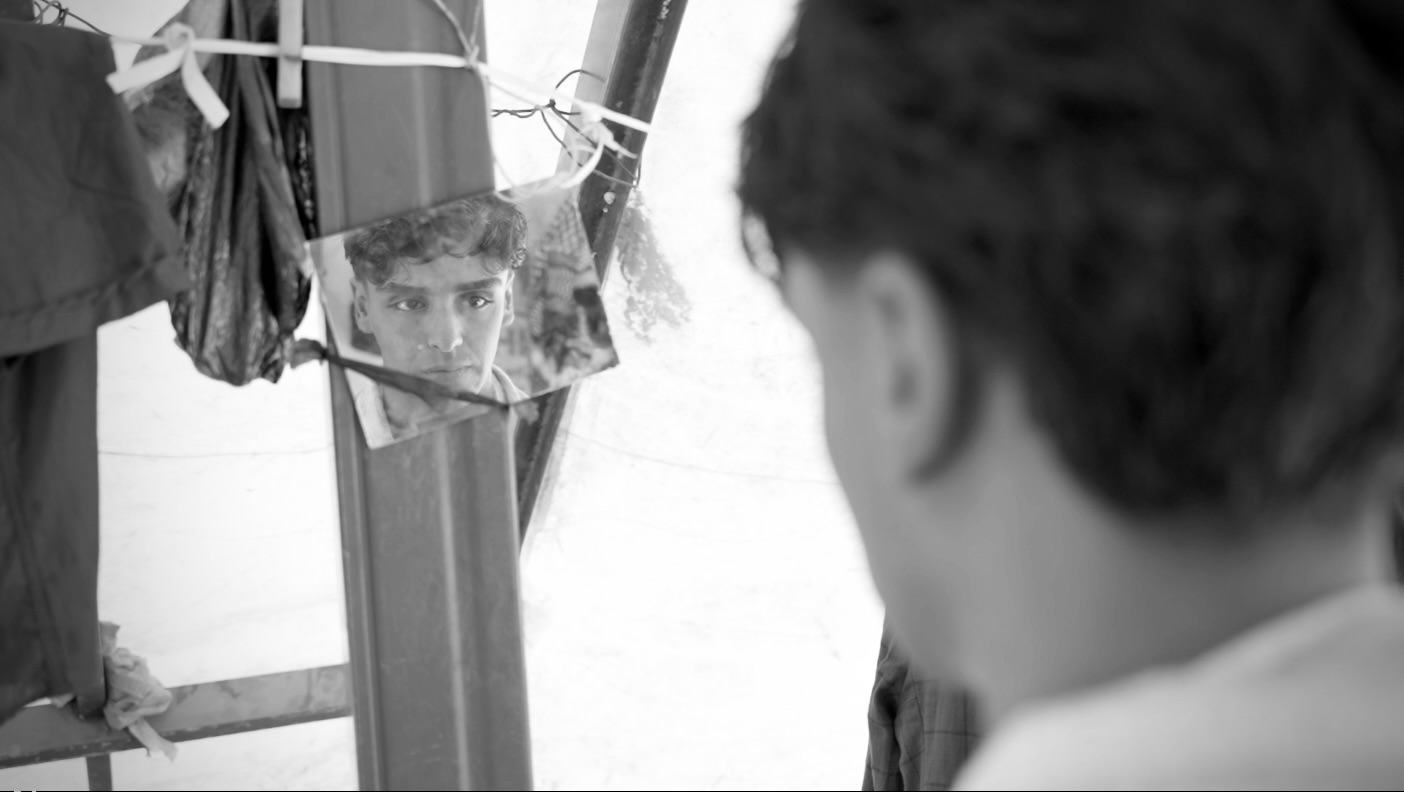 Reflection in a mirror